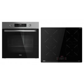 TEKA HSB 6468 SS EASY STEAM & IBC 64110 SSM BK Σετ Εντοιχιζόμενος Φούρνος & Εστία 70lt